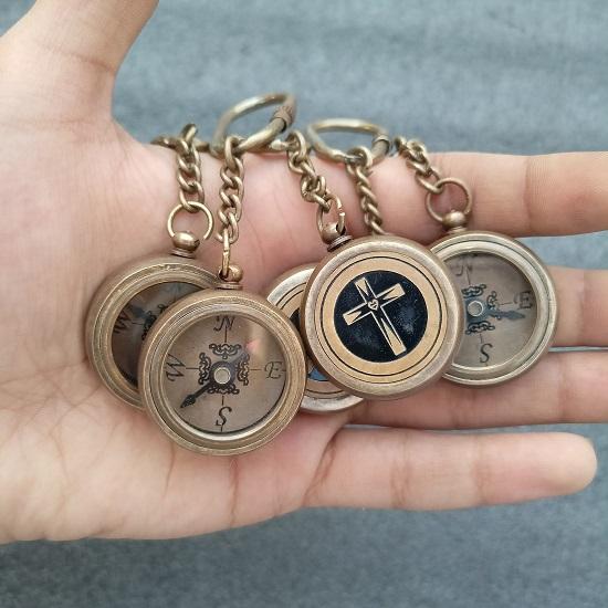 5 шт. Морской подарочный компас брелки компас брелки и медальоны подарочные брелки
