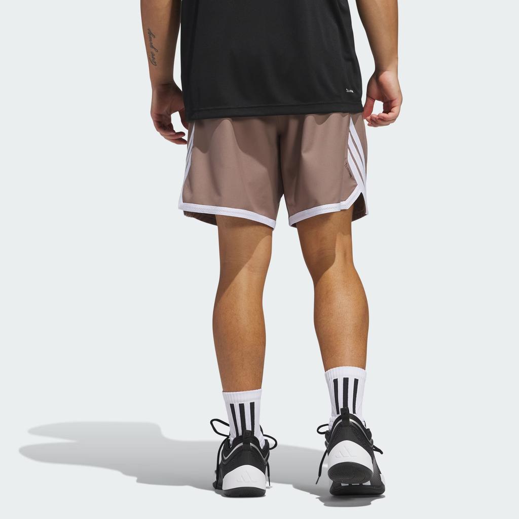 Adidas SS25 Серия Crazy Lite Модные Удобные Спортивные Баскетбольные Шорты Мужские Шорты Тенево-Коричневый JZ5437