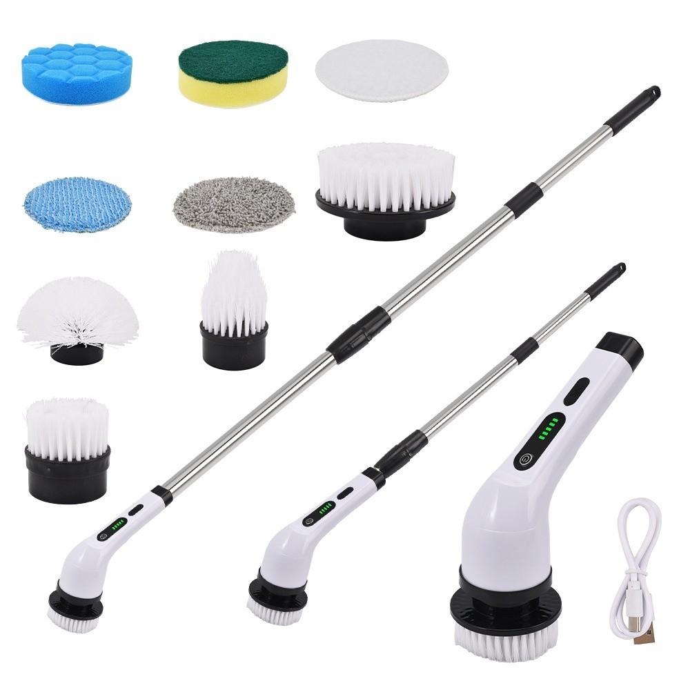 9-in-1 Electric Cleaning Brush Rechargeable Rotation Cleaning Machine Toilet