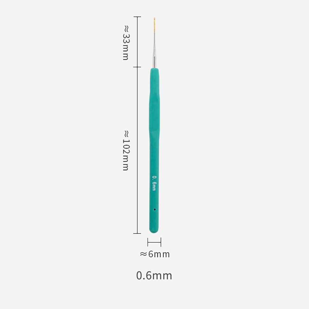 New Rubber Handle Knitting Needles Long Multisize Crocheting Hooks Crocheting Needles Scarf