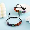 Colorful Natural Stone Adjustable Bracelets - Stylish and Versatile Hand-Woven Jewelry