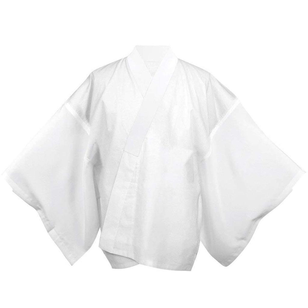 [KYOETSU] Полумайка, Стирающаяся, Нижняя рубашка, С полуворотником, Мужская (М, Белый)