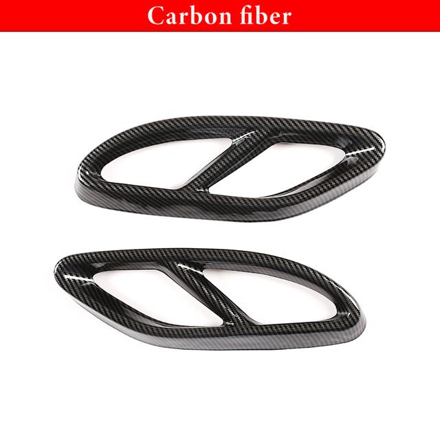 Для Mercedes Benz ABCE GLA GLC GLE GLS CLS Class нержавеющая сталь автомобиля задняя выхлопная труба глушителя отделка хвост горловина