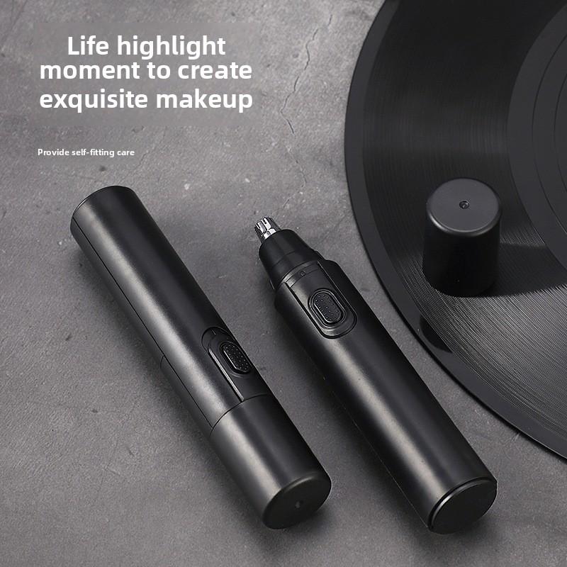 Nose Hair Repairman Won't Hurt Nasal Nose Hair Shear Device Male Nose Shaving Battery Motor Trimmer
