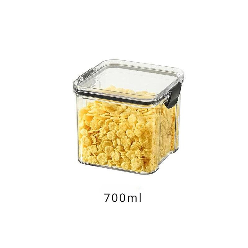 Простая герметичная коробка для хранения закусок, сухофруктов, сухопродуктов, контейнер для хранения, ящик для банок, влагостойкая коробка, домашний органайзер