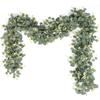 Artificial American Winding Vine 180Cm Apple Leaf Vine Home Decoration Eucalyptus Leaf White Gypsy Plant