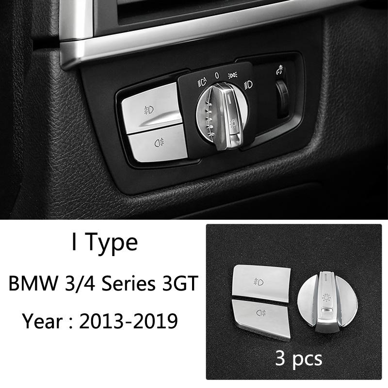 Carbon Fiber Car Styling Interior Gear Shift Knob Cover Multimedia Button Panel Trim Sticker For BMW F30 F32 F34 F36 Accessories