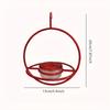 Hummingbird Drinker Feeder with Red Bowl Outdoor Humming Bird Feeder Attract Birds for Outside Garden Backyard Patio Deck