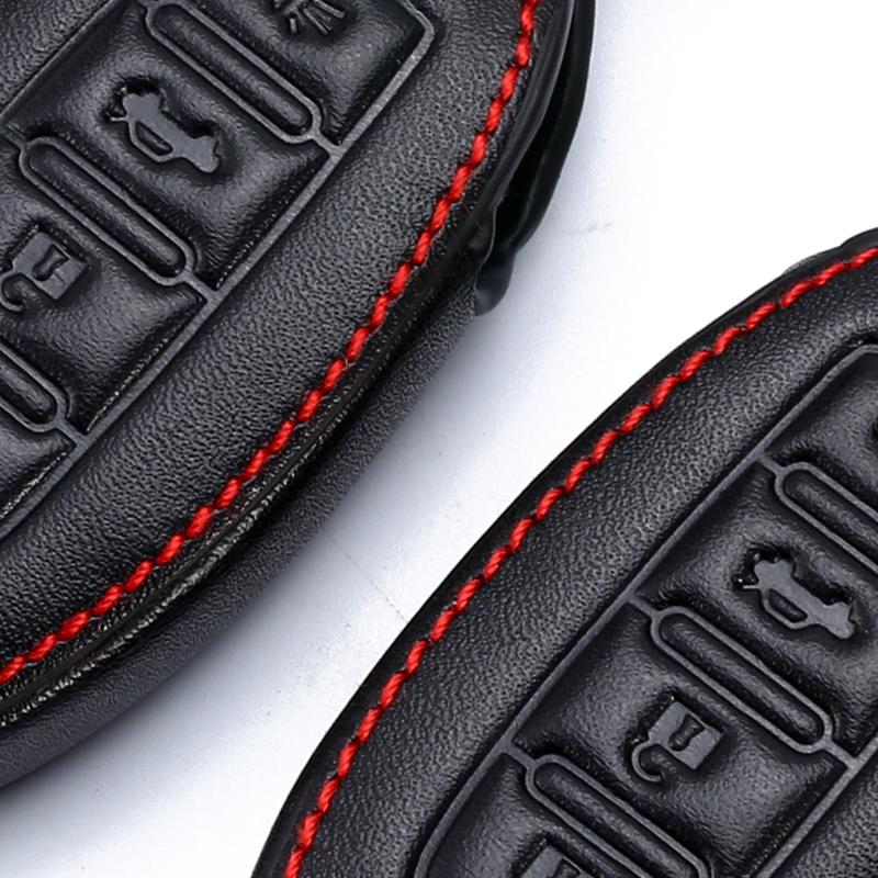 Кожаный чехол для ключей от машины, защитный чехол для Nissan Qashqai J11 X-Trail T31 T32 Vampira Pathfinder Murano Teana Juke, чехол для автомобильного ключа