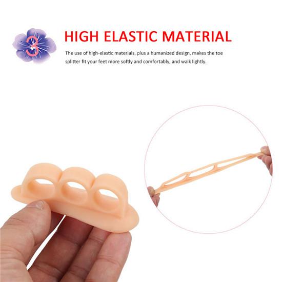 2 шт. силиконовый гель-молоток для выпрямления и корректора пальцев ног для скрюченных пальцев улучшает баланс, уменьшает дискомфорт