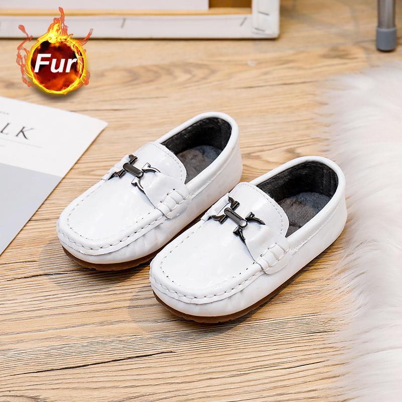 Модные роскошные детские мокасины из натуральной кожи для маленьких мальчиков и девочек, мокасины на плоской подошве, повседневные детские свадебные туфли на осень
