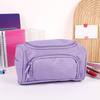 Large Capacity Pencil Bag Oxford Cloth Stationery Organizer Simple Double-Layer Pencil Case  Travel