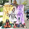 Super Clear 3D Naruto Bed Blanket Office Home Hiking Picnic Thick Quilt Fashionable Bedspread Flannel Blanket