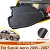 Коврик в багажник для Suzuki Liana 2007 Aerio Baleno Седан Хэтч 2005 2006 Автоаксессуары Поддон в багажник Водонепроницаемая подкладка Ковер в багажник