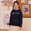 Champion Детская хлопковая толстовка с капюшоном и вышитым логотипом