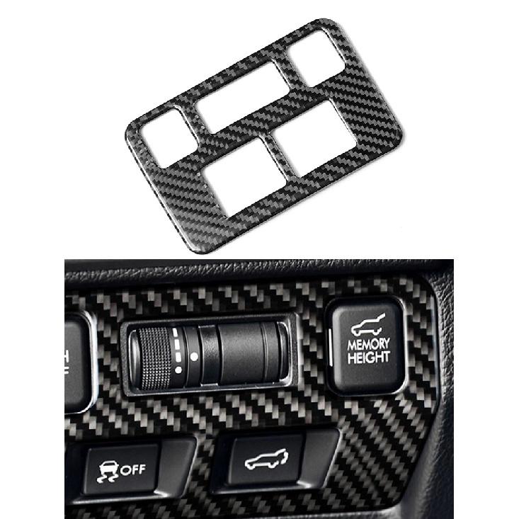 Автомобильная центральная консоль из углеродного волокна, панель переключателей кондиционера, задняя приборная панель, боковое вентиляционное отверстие Cov для Subaru Forester 2013-2018