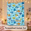 Custom Personalized Tapestry,Mr. Men & Little Miss Print Custom Name Text Wall Art Hanging for Bedroom