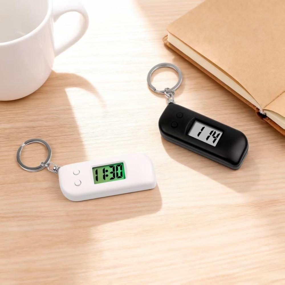 Portable Digital Electronic Clock LED Display Digital Pocket Clock Backpack Accessory