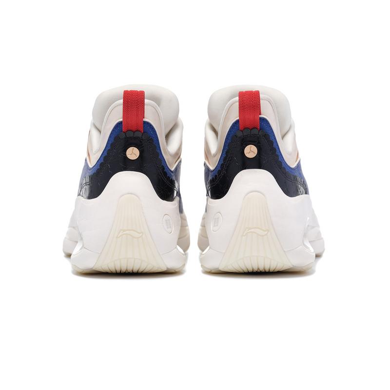 Li-Ning 1990 Классическая серия Модный крой Амортизация Износостойкие Низкие Повседневные Кроссовки для бега Женские кроссовки Белый Синий Розовый ALFU018-1