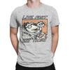Graphic Raccoon Live Fast Eat Trash Men's T Shirt Casual Tee Shirt Short Sleeve Round Neck T-Shirt Cotton 4XL Clothes