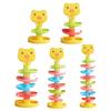 Kids Ball Drop Tower 2/3/5/7/9 Layers Cartoon Pig Marble Run Track Toy Toddlers Boys Girls Educational Rolling Ball Slide Toy