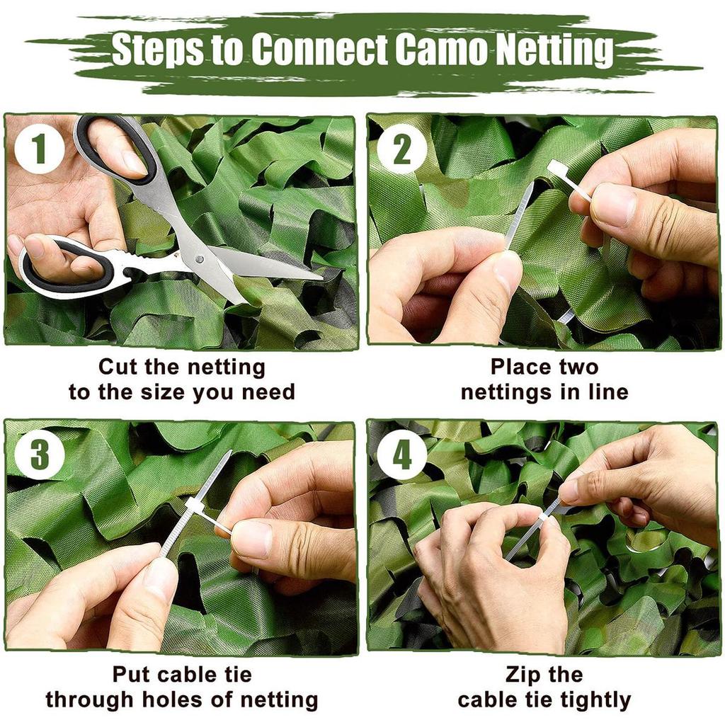 Летняя уличная военная камуфляжная сетка для охоты, лесная армейская тренировочная камуфляжная сетка, автомобильный чехол, тент для кемпинга, солнцезащитный козырек