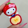 Genuine Hellokitty Apple Party Series Cute Bean Mini Blind Box Desktop Ornaments Decorations Cute Gifts Girls Holiday Surprises