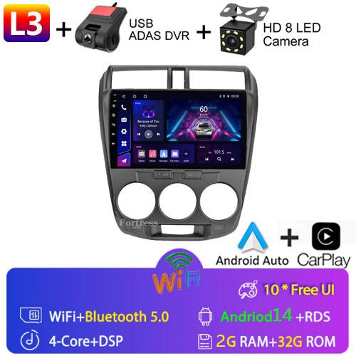 2 Din Car Radio Android Carplay Stereo For Honda City 2008 2010 2011 2012 2013 Мультимедиа HD Экран Автомагнитола Головное Устройство Wifi
