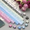 540 Sheets Single Sided Star Origami Paper Colorful Folding Star Cute Star Paper Strip  Kids Gift