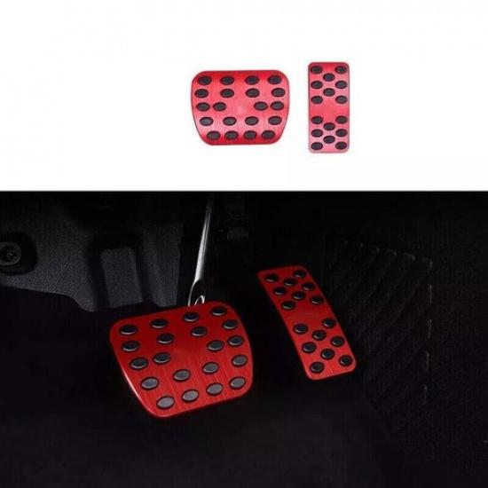 For Benz GLB W247 -22 Inner Accelerator Brake Clutch Cover Trim Red Aluminum