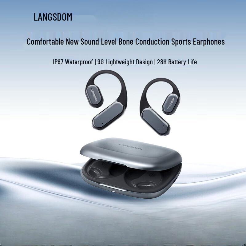 Спортивные наушники Lanston AirRunFit с костной проводимостью и заушинами