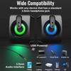 Мини-колонка для компьютера, проводные колонки USB, объемный стереозвук, динамик для ПК, ноутбука, не Bluetooth-колонки