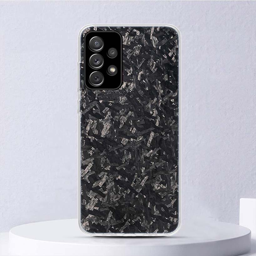 Мягкий чехол с узором из кованого карбона для Samsung Galaxy A52 A42 A32 A22 A12 A02S Чехол для телефона A50 A51 A70 A71 A41 A31 A21S A40 A30 A20