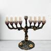 Менора Канделябр 9 Веток Вечеринки Религиозный Настольный Подсвечник Универсальный Декоративный Дом