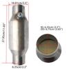 2.5" Universal Exhaust Catalytic Converters Catalytic Converter w/Guard Shield For Ford/Chevrolet Silverado Stainless Steel