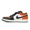 Air Jordan 1 Walking Planet, Взрывающиеся Низкие Винтажные Баскетбольные Кроссовки Унисекс Черный Белый Оранжевый 553558-081(Команда1492-)