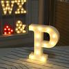 Romantic 26 Letters  LED Lights Alphabet Marquee Signs Vintage Circus for Children Bedroom Wedding De