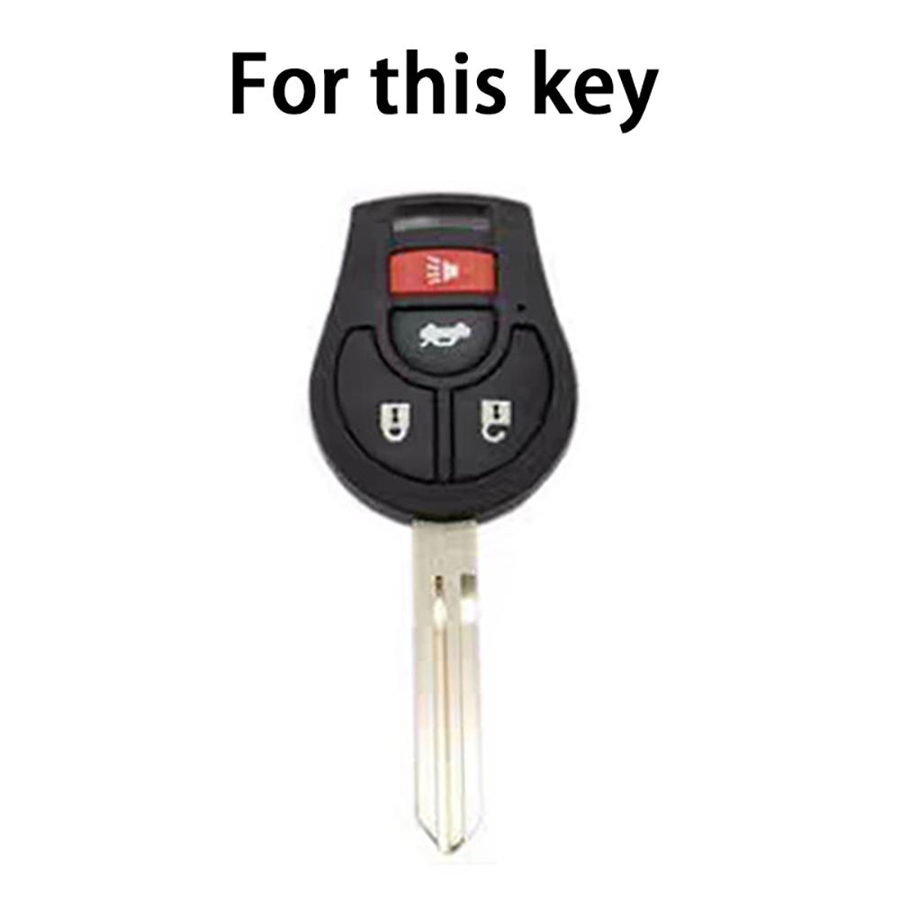 Чехол для автомобильного ключа из ТПУ для Nissan Versa March Tiida Altima Armada Cube Juke Maxima Pathfinder Rogue Sentra Shell Fob Holder Bag