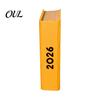 Expandable Picture Album Book Shape Sliding Photo Album, Hold 9 Photos, Mini Memory Holder, Portable for Travel