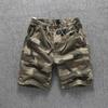 Summer New Straight Leg Workwear Pants for Men's Sports and Leisure, Two-piece Pants, Cotton Shorts for Men