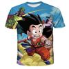 Летняя футболка Dragon Ball 2026 для детей, топ, футболка, аниме-фигурки, Сон Гоку