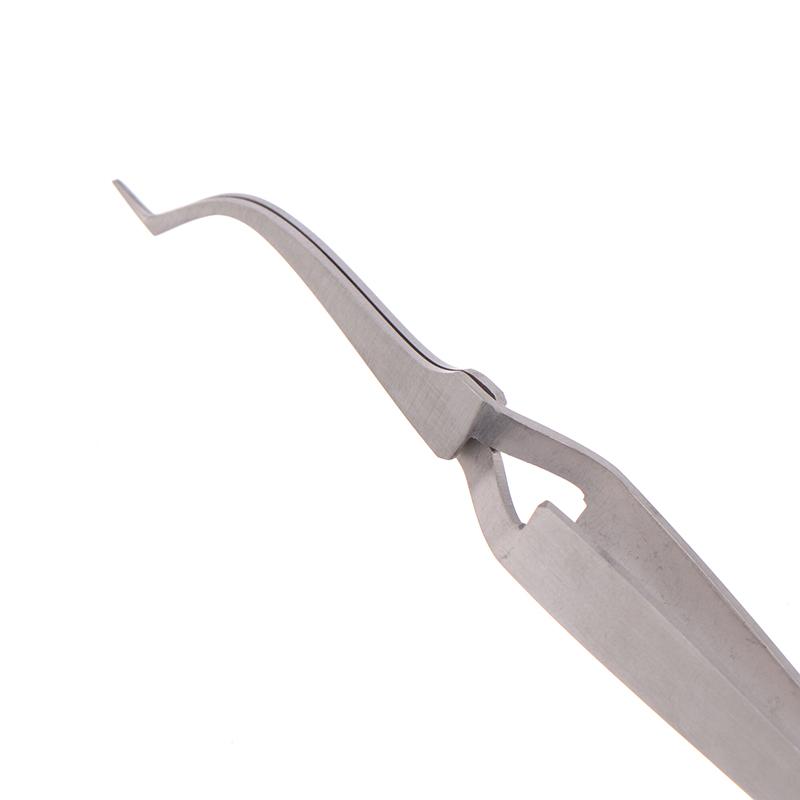 1 шт. Стоматологический ортодонтический задний щечный туб для бондинга Пинцет Держатель брекета Орто Позиционер брекета Инструмент из нержавеющей стали