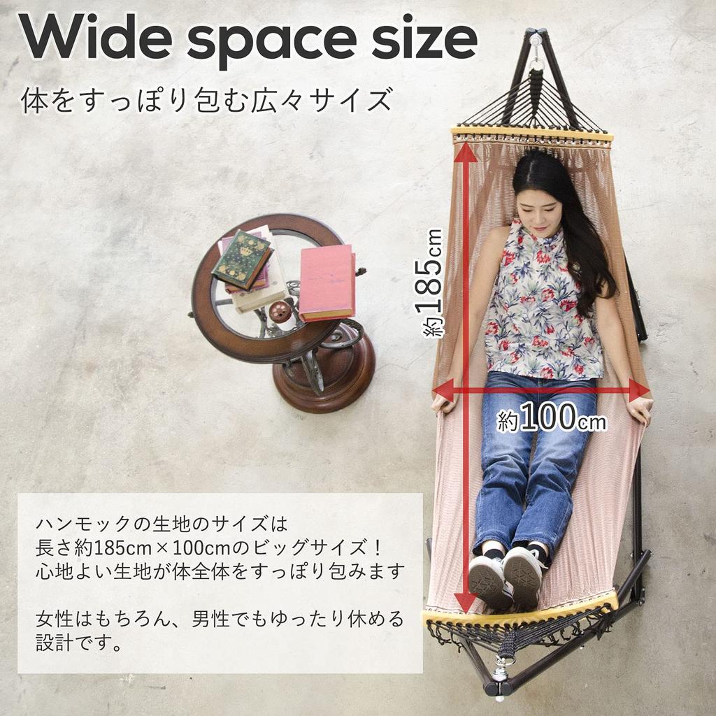 MRG Грузоподъемность Двухслойный Для помещений и улицы Инструкция на японском языке в комплекте x Гамак, Отдельно стоящий, 350 кг, Сетка, Использование, Портативный, Складной,