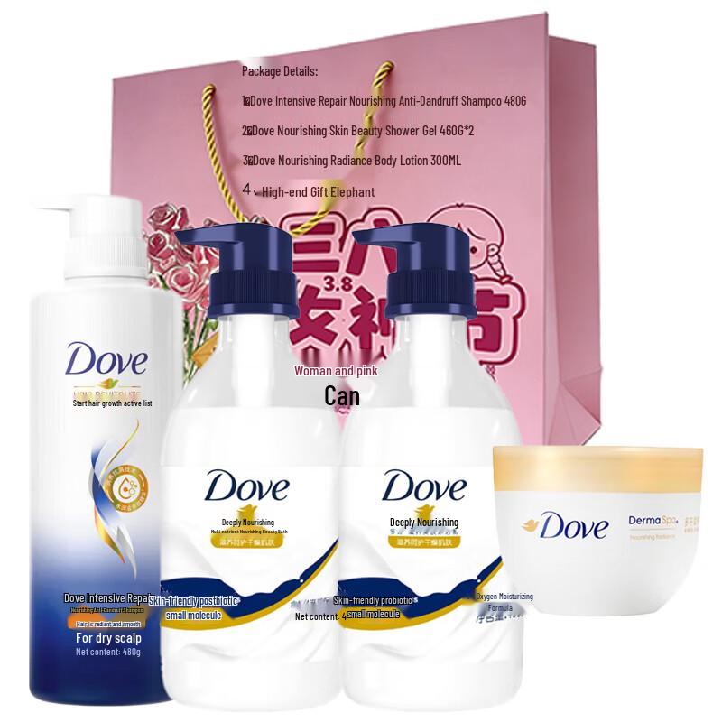 DOVE Подарочный набор для ухода за волосами и телом