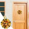 Bee Sunflower Wooden Door Sign Outdoor Wall Garden Front Door Indoor Hanging Welcome Doorplate