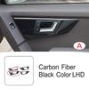 Для Mercedes Benz GLK X204 2013-2015 Защитная накладка на панель ручки двери автомобиля Рамка с рисунком под карбон Наклейка на внутренние аксессуары