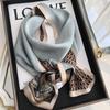 Blue Print In Memory! Intellectual Retro Mulberry Silk Silk Scarf Women'S Long Double-Layer Double-Sided Silk Scarf Streamer