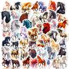 50 Graffiti Horse Stickers New Products Equestrian Sports Trend Cartoon Graffiti Stickers