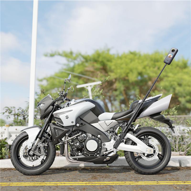 Двойная шаровая головка для комплекта зажима для головы мотоцикла для крепления на голову для экшн-камеры Gopro 13 12 11 10 9 Insta360 X4 Аксессуар