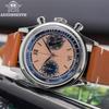 ADDIESDIVE 38mm Men's Quartz Watch 100m Waterproof 316L Stainless Steel Leather Bubble Glass Wristwatch Luxury Watches For Men